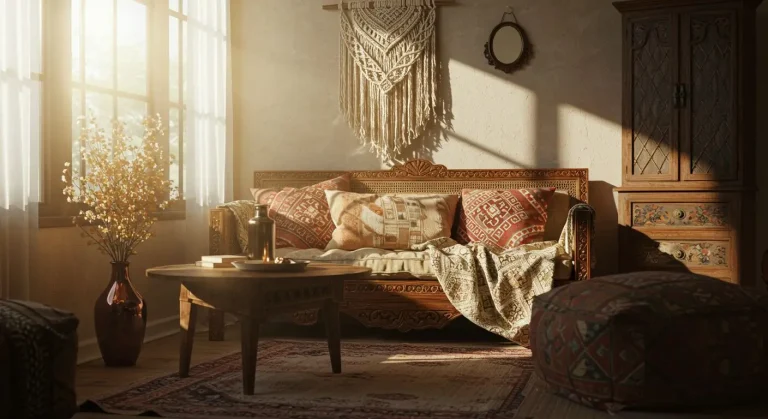Boho Living Room Accent