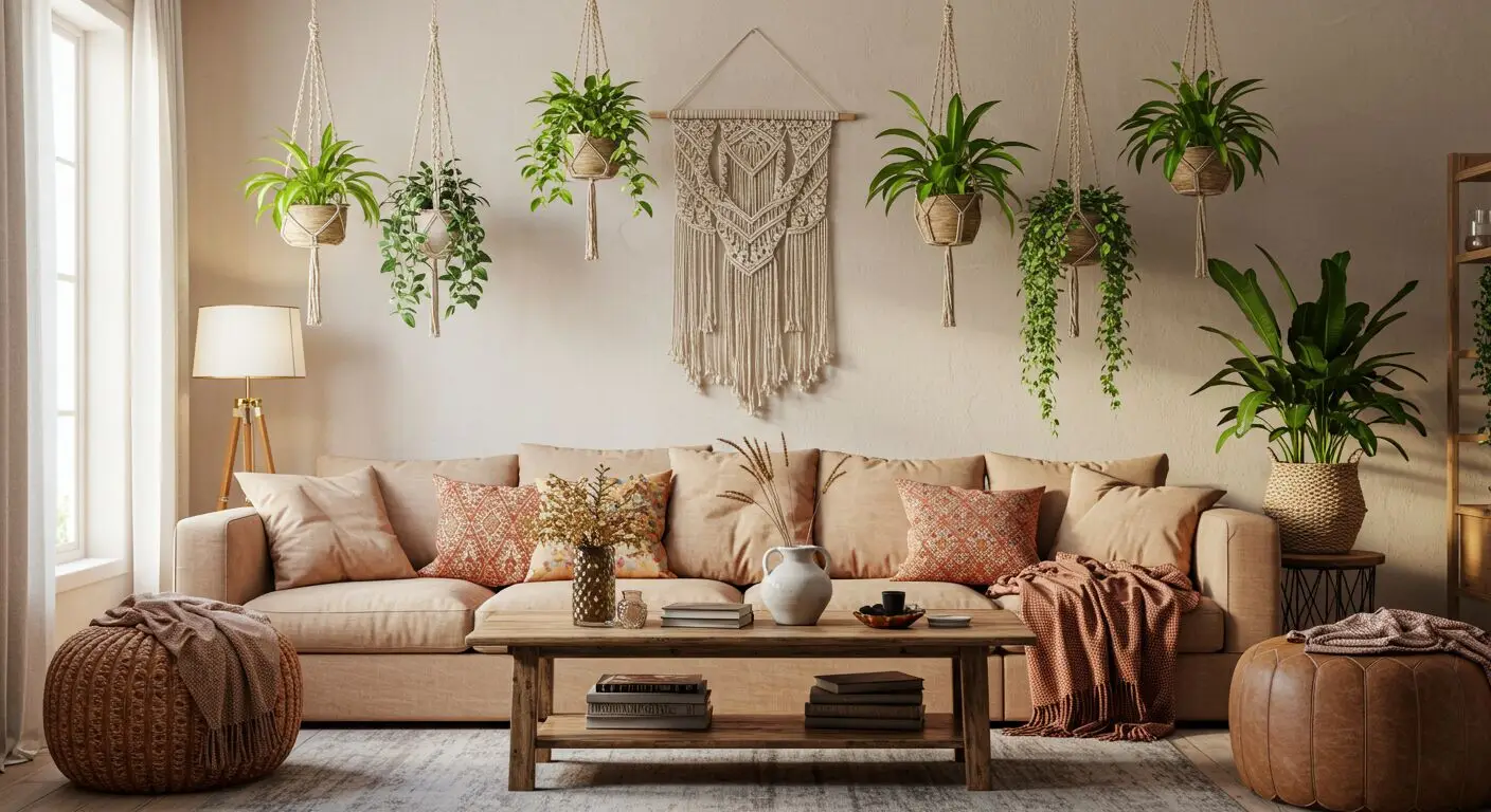 View of Natural Wall Hanging - Etsy