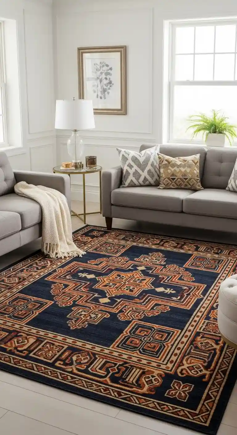 21 Best Boho Living Room Area Rugs for a Cozy Vibe 14 13. Suzani Rugs