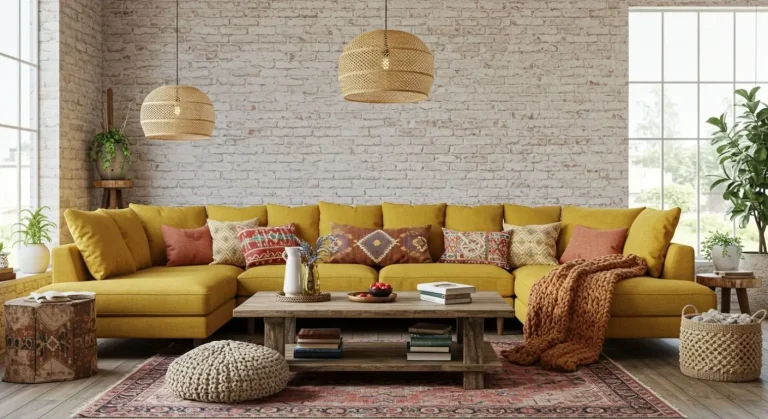 Boho Living Room Sectional