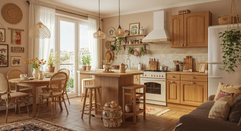 Boho Kitchen Apartment
