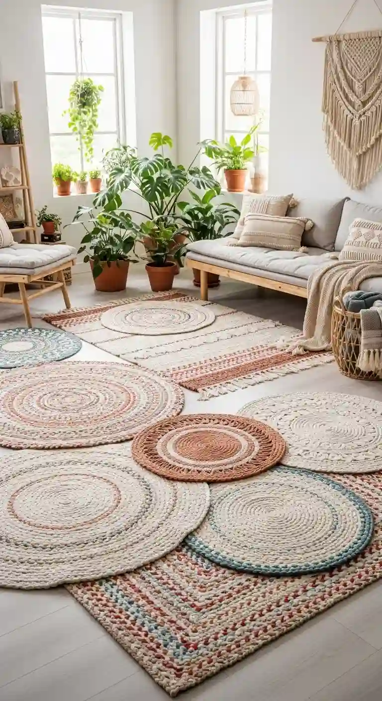 21 Best Boho Living Room Area Rugs for a Cozy Vibe 17 16. Braided Cotton Rugs