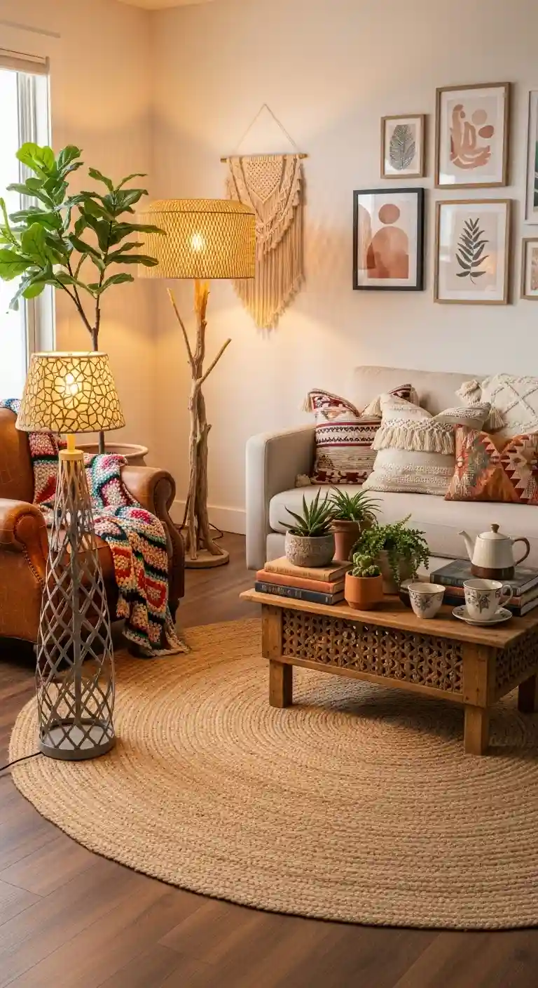 19 Best Boho Living Room Floor Lamp Styles for Warm Lighting 17 16. Dual-Light Floor Lamps