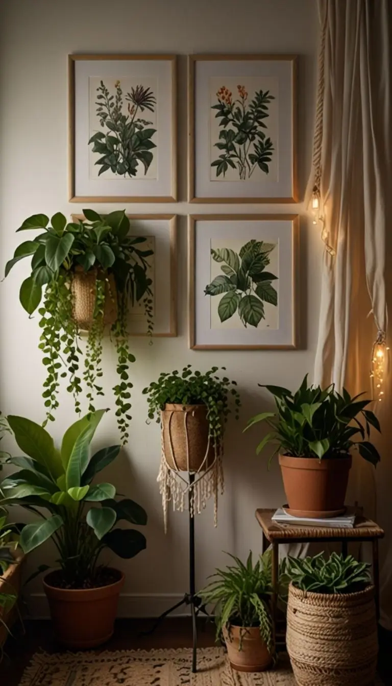 19 Clever Boho Kitchen Above Cabinet Decor Ideas 4 2. Vintage Artwork and Prints