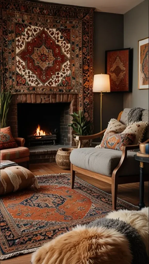 21 Best Boho Living Room Area Rugs for a Cozy Vibe 3 2. Vintage Persian Rugs