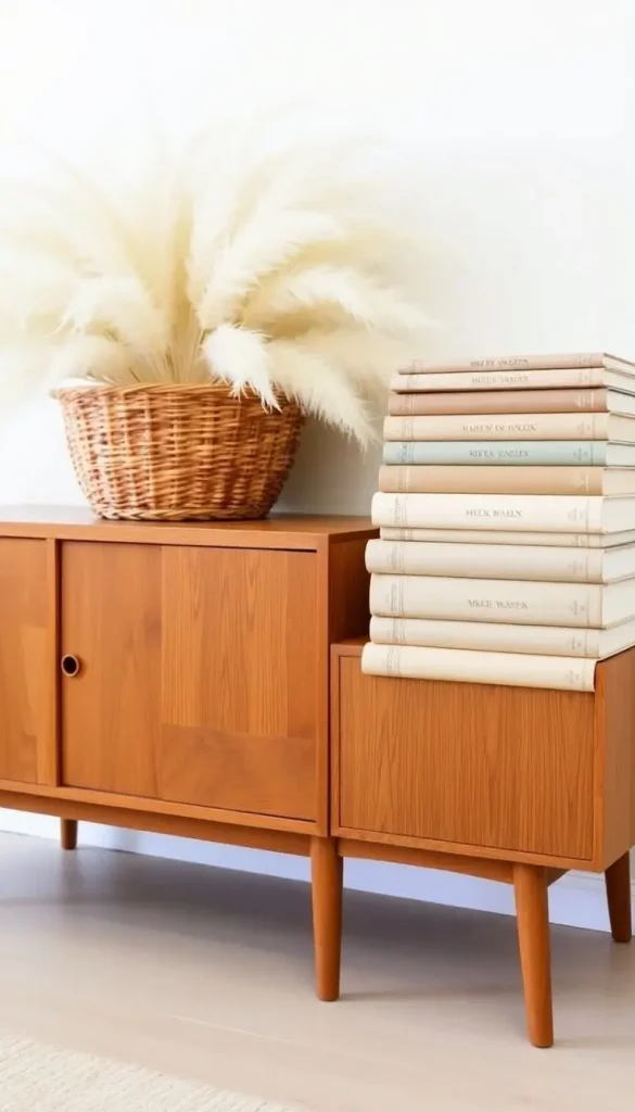 Scandinavian Boho Ideas to Create a Warm Minimalist Space 4 2. Wooden Accent Pieces