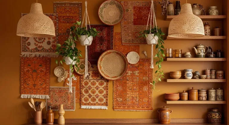 Boho Kitchen Accent Wall