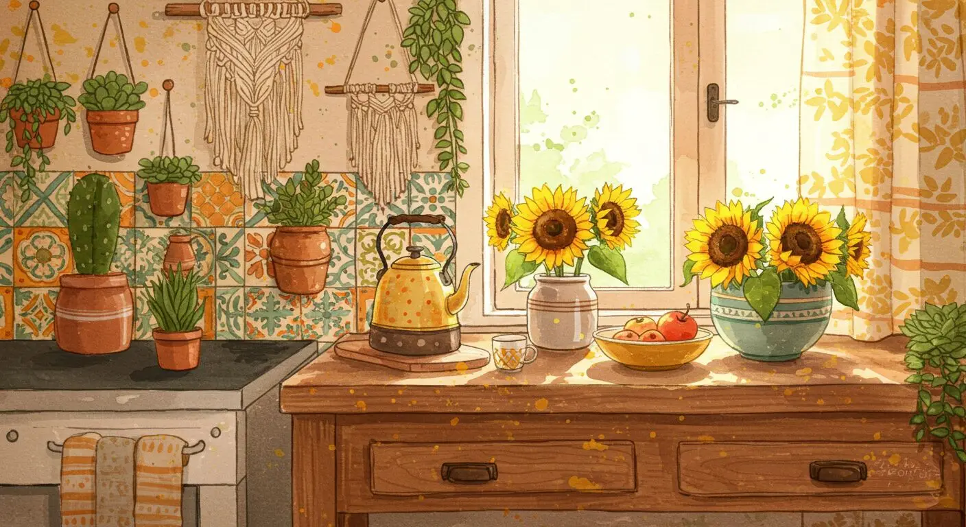 31 Captivating Boho Kitchen Artwork Pieces To Inspire