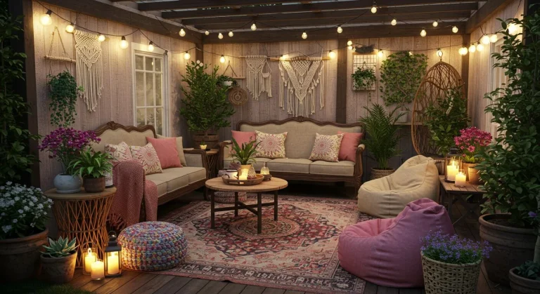 Boho Outdoor Patio
