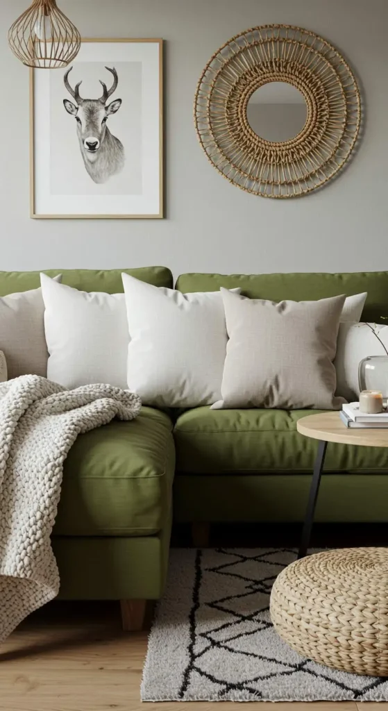 6 Cozy & Stylish Boho Living Room Pillows to Elevate Your Space 3 3. Layer Neutrals for a Calm Aesthetic