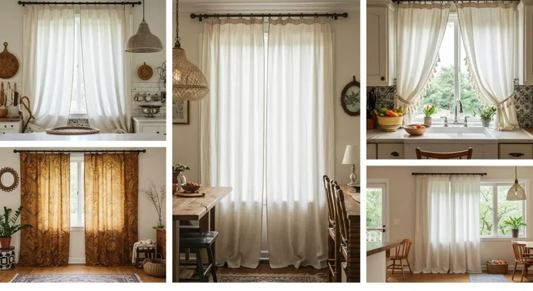 Boho Kitchen Curtain Ideas