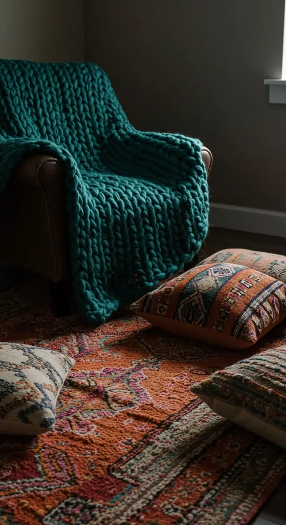 4. Add Texture with Rugs and Layers