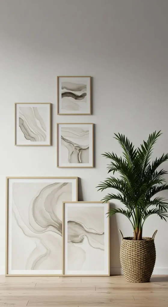 4. Minimalist Gallery Wall