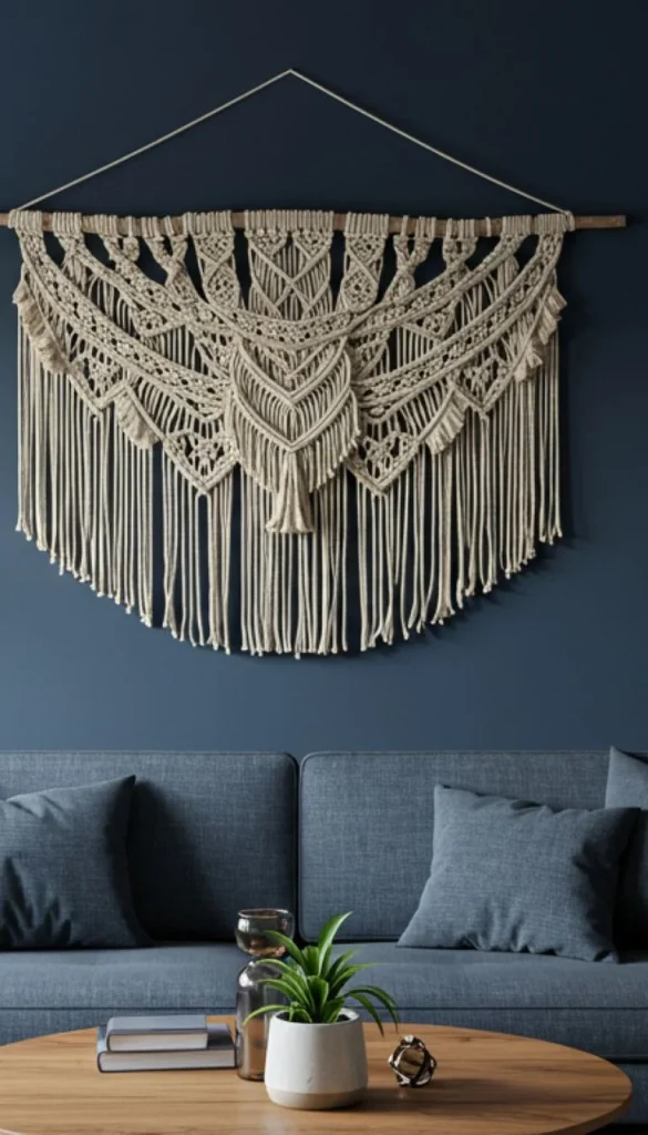 Chic Mid Century Modern Boho Home Decor Ideas to Try: 25 Stylish Tips 6 4. Textured Walls