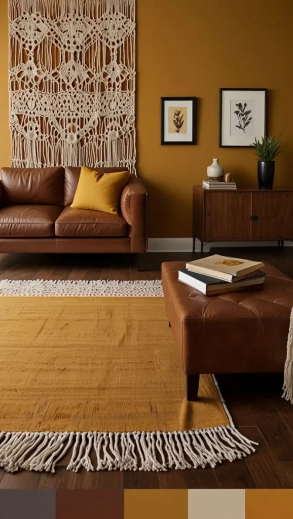 5 Perfect Boho Living Room Color Palette Ideas to Try 4 4. Warm Desert Ambience