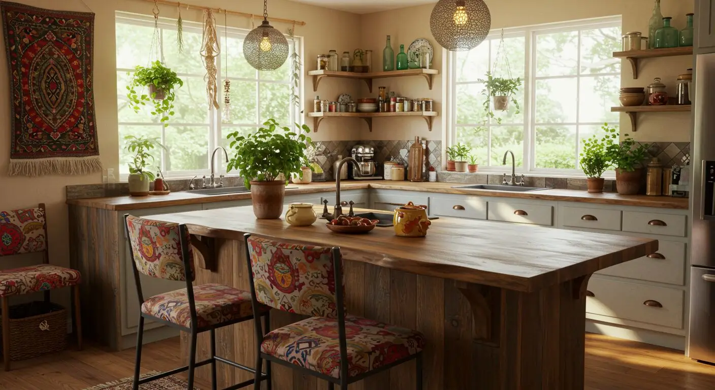 Boho Decor Home 26 Eclectic Boho Kitchen Ideas