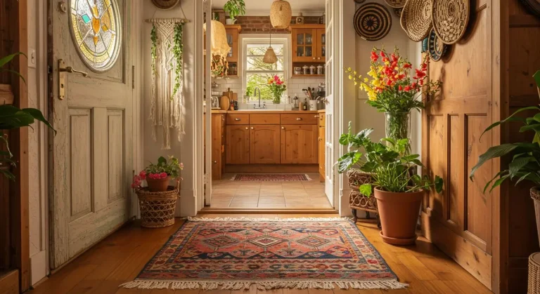 Boho Kitchen Entrance