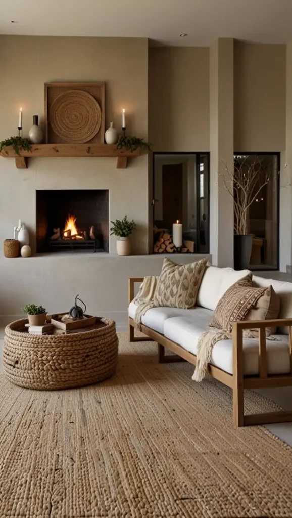 21 Best Boho Living Room Jute Rugs for a Natural Look 6 5. Border-Style Jute Rug