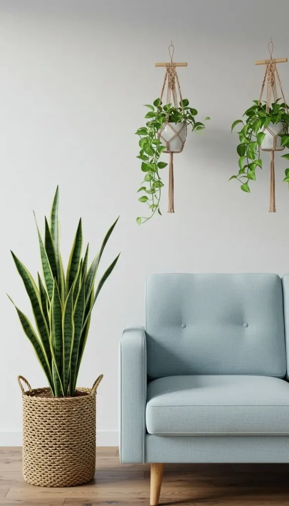 Scandinavian Boho Ideas to Create a Warm Minimalist Space 7 5. Go Green with Plants