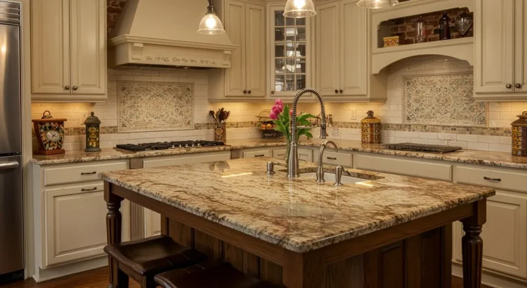 Boho Kitchen Granite Counter Designs