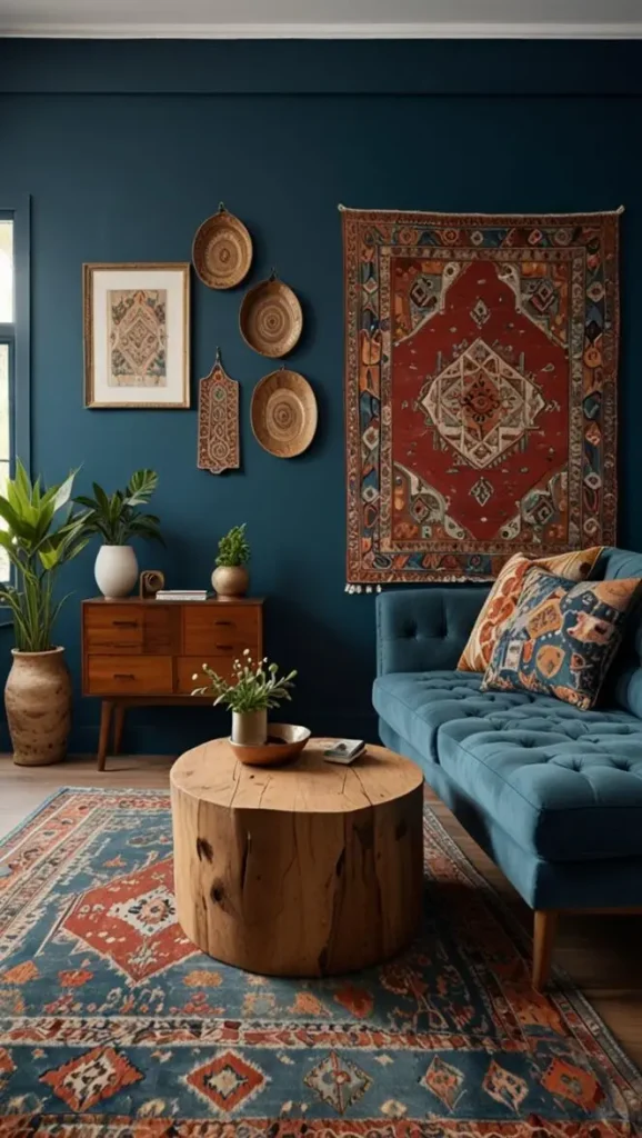 21 Best Boho Living Room Area Rugs for a Cozy Vibe 7 6. Tribal-Patterned Rugs