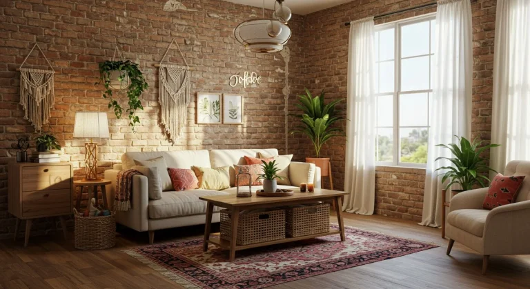 Bright and Airy Boho Living Room Decor Ideas
