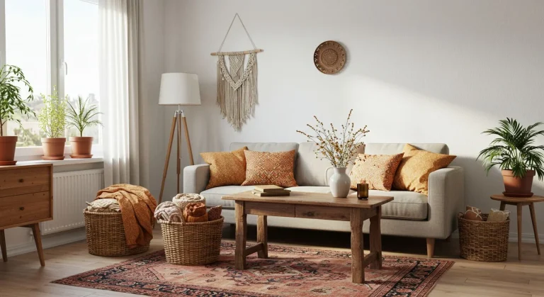 Small Boho Living Room Apartment Ideas