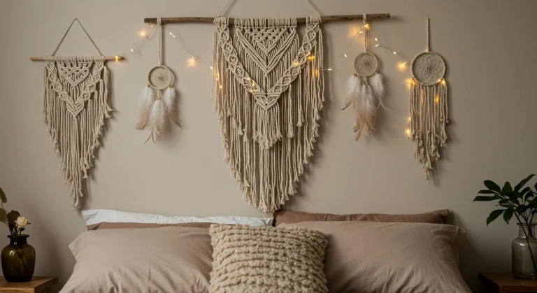 Boho Above Bed Decor