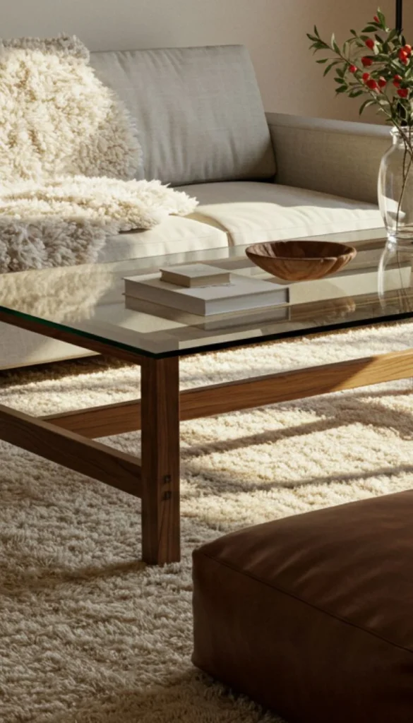 Chic Mid Century Modern Boho Home Decor Ideas to Try: 25 Stylish Tips 10 8. Layered Rugs