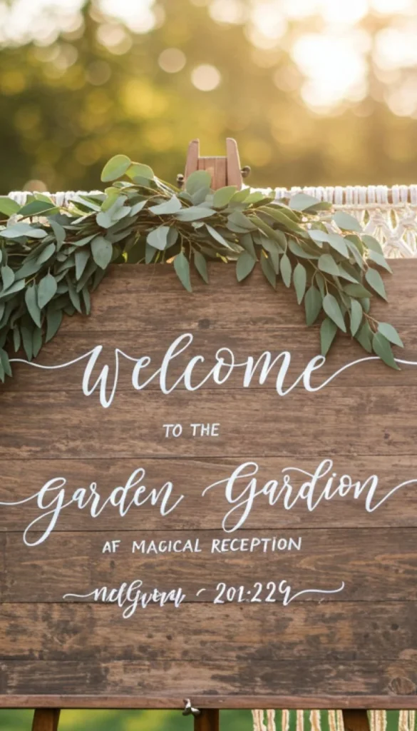 Wedding Boho Decor Ideas to Inspire: 23 Creative Styling Tips 10 8. Statement Signs