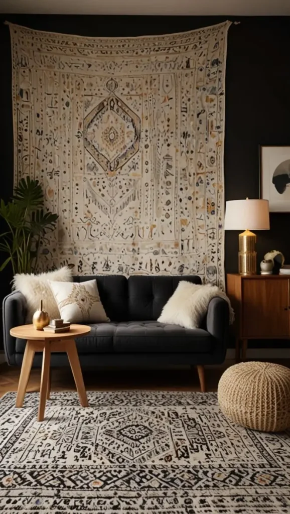 21 Best Boho Living Room Area Rugs for a Cozy Vibe 10 9. Abstract-Pattern Rugs