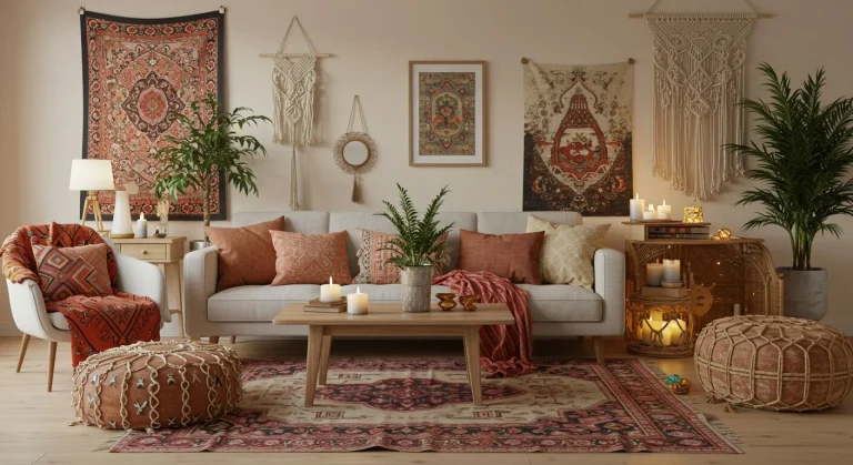 Boho Living Room Decorating Tips