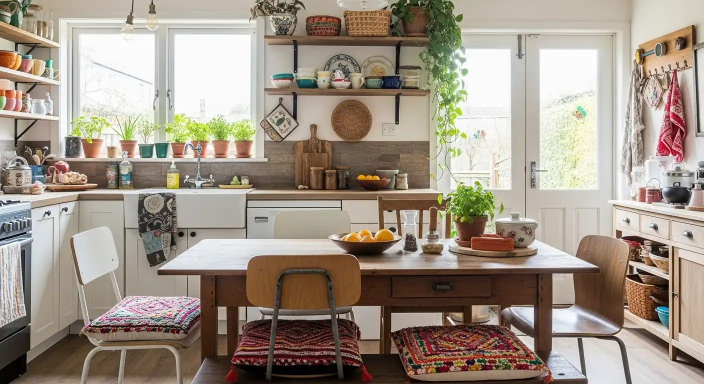 How To Create A Boho Kitchen On A Budget