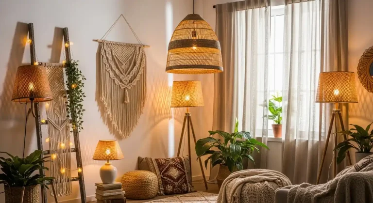 boho layering lighting ideas