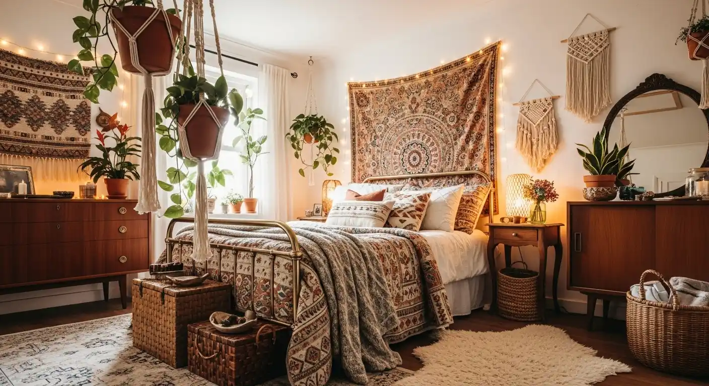 Creating A Cozy Boho Bedroom On A Budget With Stylish Tips