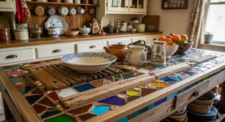 vintage decor boho kitchen countertops