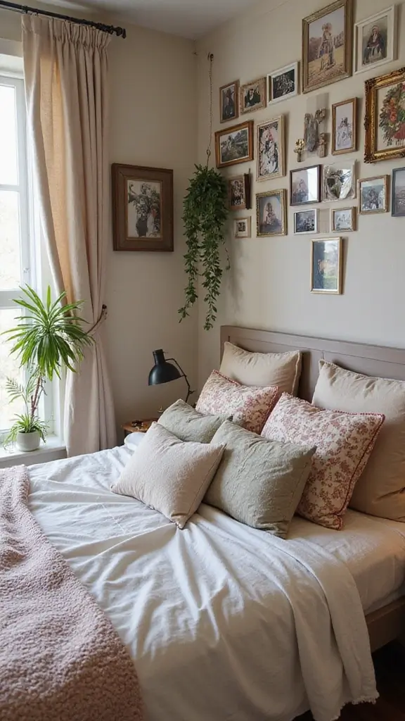 29 Small Boho Bedroom Ideas to Maximize Space in Style - 18. Personalized Decor