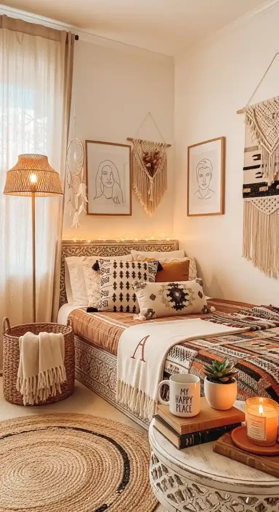 Cozy Boho Bedroom Ideas: 25 Warm and Inviting Styles You’ll Want to Copy 12 10. Personalized Decor Items