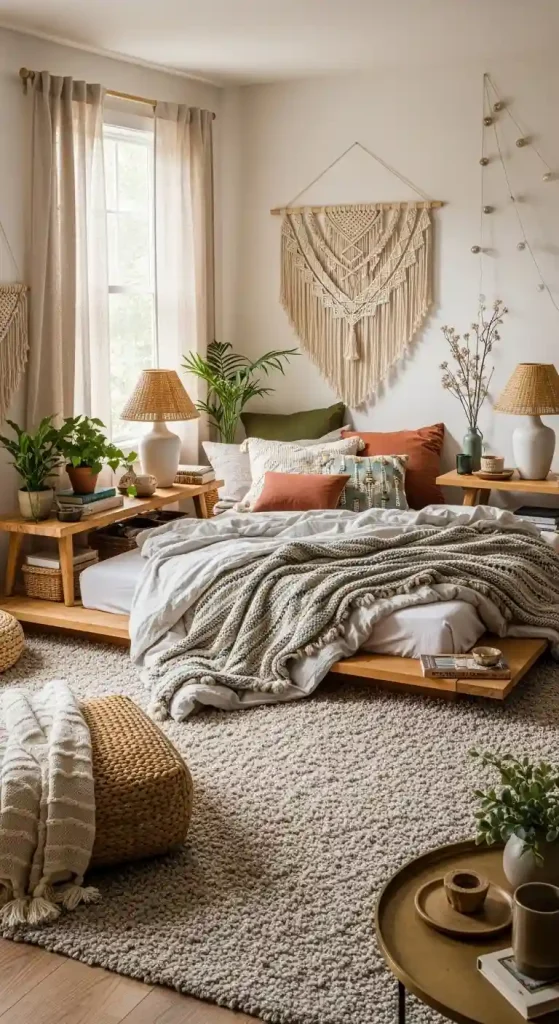 13. Use Low Furniture for Relaxed Vibes