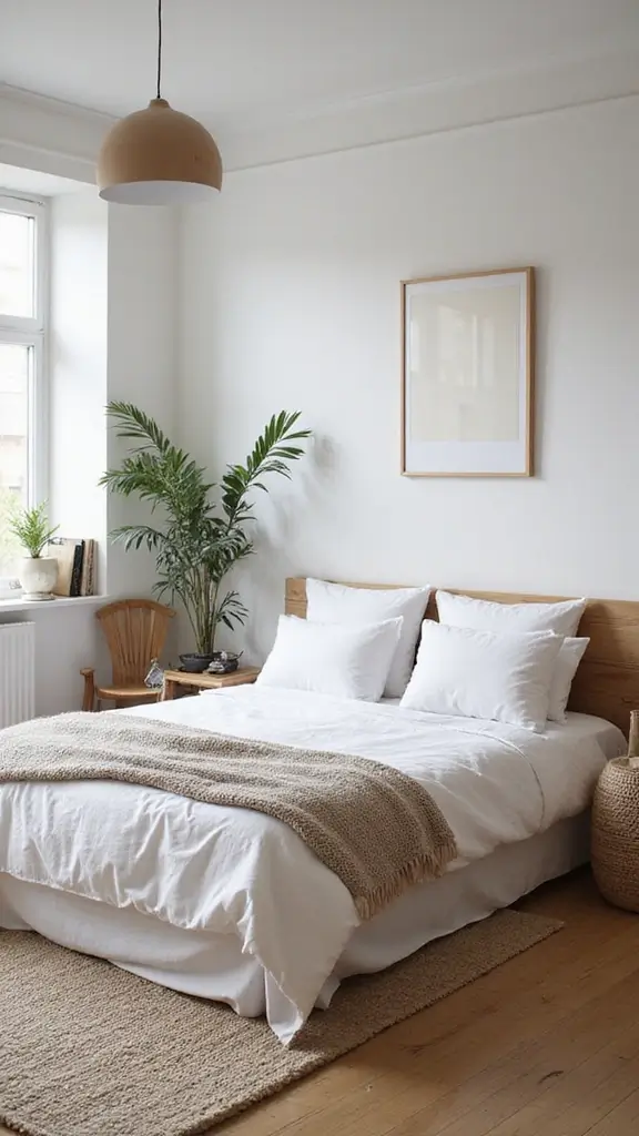 29 Small Boho Bedroom Ideas to Maximize Space in Style - 12. Minimalist Approach