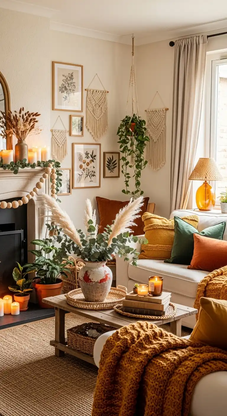 Boho and Rustic Decor Ideas to Create Cozy, Stylish Homes 30 28. Rustic Wooden Bead Garlands