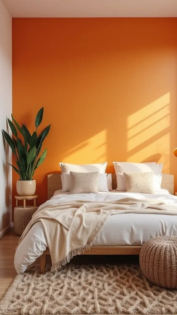 35 Modern Boho Bedroom Ideas for a Fresh, Trendy Look 16 35 Modern Boho Bedroom Ideas for a Fresh, Trendy Look - 14. Bright Accent Walls