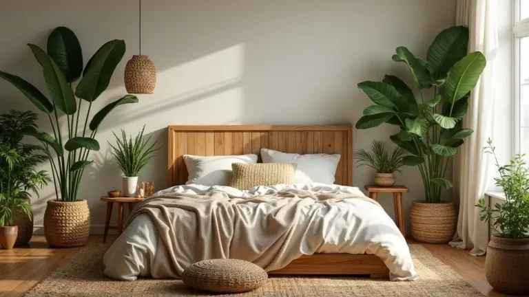 green boho bedroom ideas