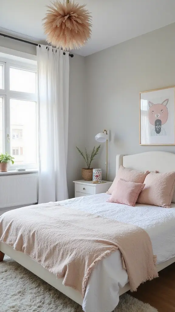 Grey Boho Bedroom Ideas: 29 Chic Neutrals with a Touch of Bohemian Flair 25 Grey Boho Bedroom Ideas: 29 Chic Neutrals with a Touch of Bohemian Flair - 24. Whimsical Decor Elements