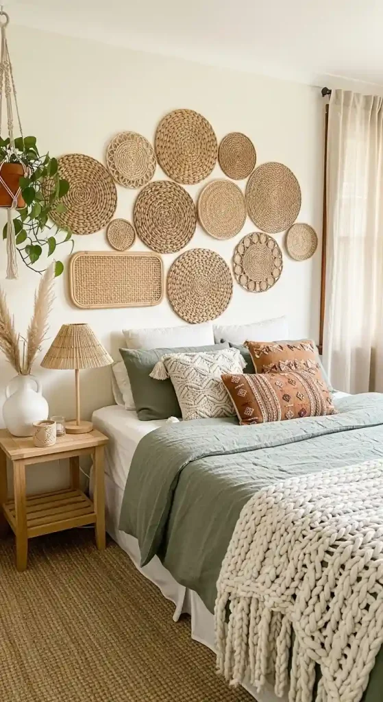 5. Opt for DIY Rattan Headboard Alternatives