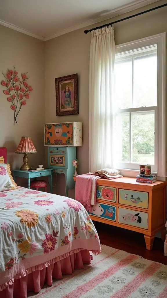 35 Modern Boho Bedroom Ideas for a Fresh, Trendy Look 18 35 Modern Boho Bedroom Ideas for a Fresh, Trendy Look - 16. Funky Furniture