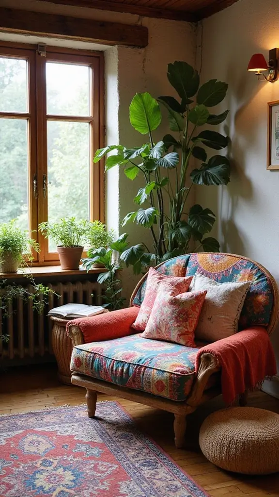 Colorful Boho Bedroom Ideas: 28 Playful Designs Bursting with Personality 5 Colorful Boho Bedroom Ideas: 28 Playful Designs Bursting with Personality - 3. Cozy Nooks for Relaxation