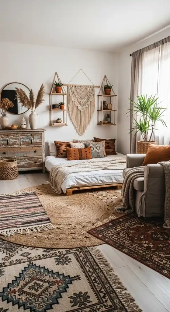 Cozy Boho Bedroom Ideas: 25 Warm and Inviting Styles You’ll Want to Copy 10 8. Natural Wood Elements