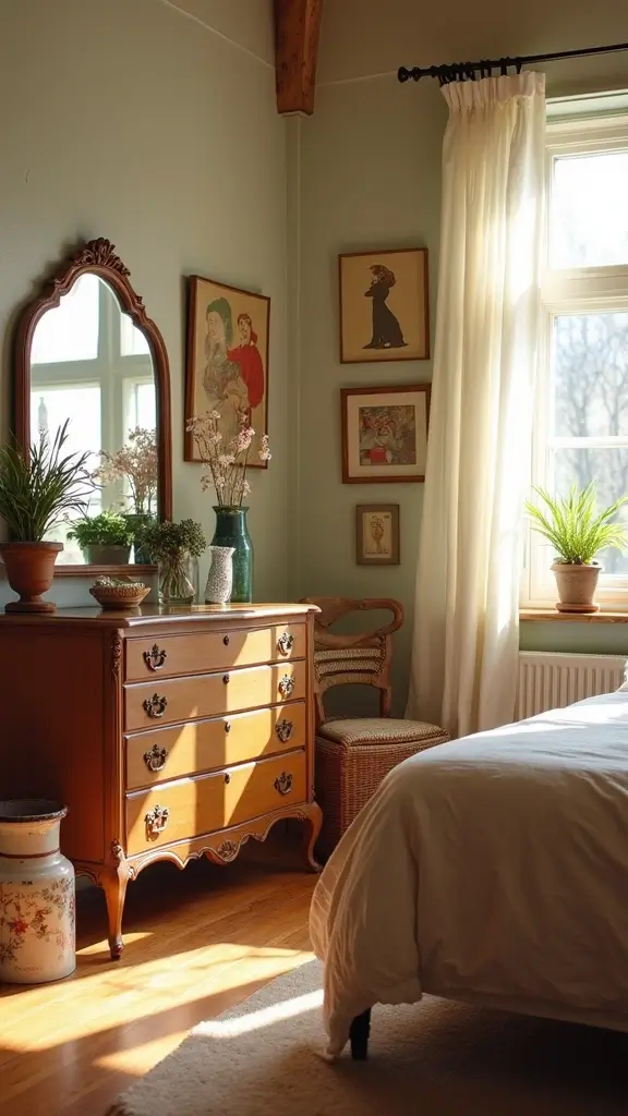 35 Modern Boho Bedroom Ideas for a Fresh, Trendy Look 5 35 Modern Boho Bedroom Ideas for a Fresh, Trendy Look - 3. Vintage Finds