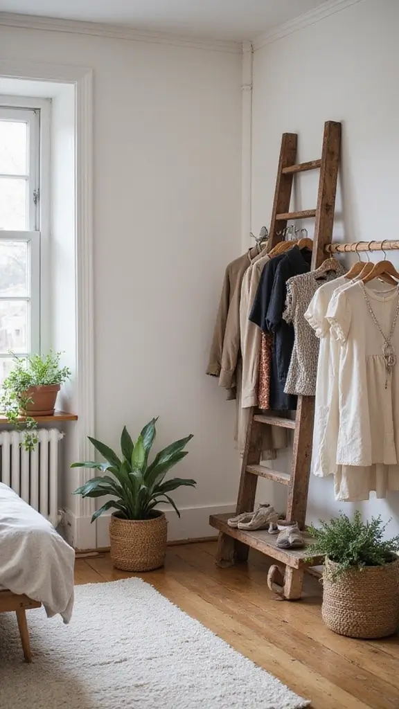 29 Small Boho Bedroom Ideas to Maximize Space in Style - 10. Utilitarian Decor